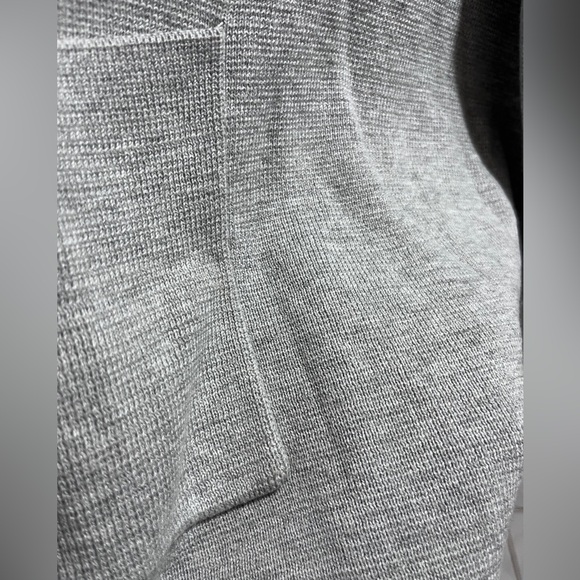 Eileen Fisher Gray Open Front Sweater - Picture 7 of 11